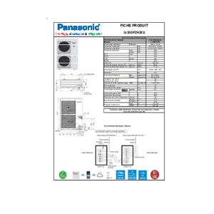 Buitenunit PACi Elite 3 fase R32 Koel 20kW Warm 22,4kW 400V