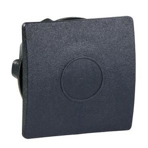 Blindstop Vierkant Ø22mm Zwart Harmony XB5 VVE=10