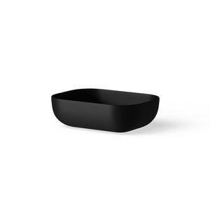 Opzetwaskom CERAMIC RECTANGLE 45x32,5cm mat zwart