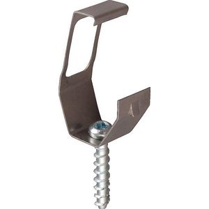 Doos a 100st. Metal-Click functieb. beugel 19mm met schroef