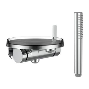Inbouw badmengkraan handdouche met flex. slang 1800 chroom