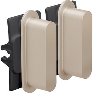 Rocker set tweevoudige schakelfuncties steel champagne coat