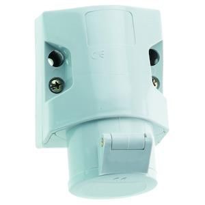 Wandcontactdoos 10h 32A 2P 50V IP44 80x70