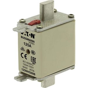 Zekering laagsp. 125A AC 500V NH00 gL/gG dubbele mel VVE=3