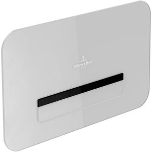 WC-bedieningspl. ViConnect 269x161x13mm Glass Glossy White