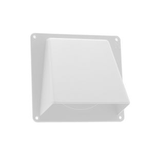 Gevelklep Ø125mm wit