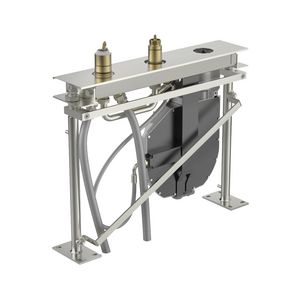 HANSACOMPACT 3-gats inbouwdeel badrandsysteem met vloersteun