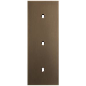 3-voudige afdekplaat Verticaal 71mm centerafstand voor drie enkel