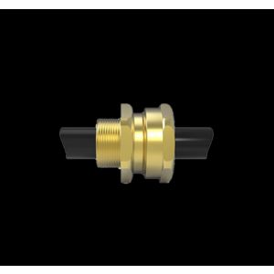 Kabelwartel messing ongearmeerde kabel M75-F