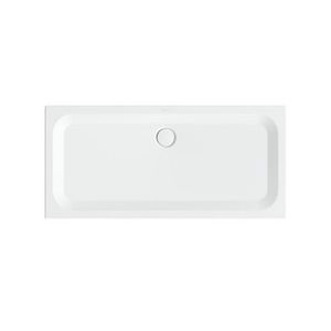 Douchebak geglazuurd staal BetteUltra 1600x750x35mm wit AS antislip Sense afvoer Ø90mm