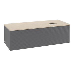 Wastafelonderkast Antao 1200x360x500mm Antr. Matt Lacquer K34113GK
