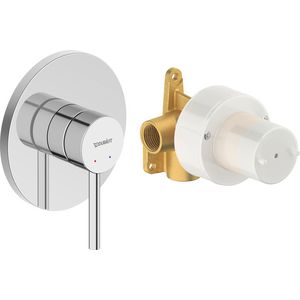 Circle 1-hendel mengkraan Verb. set chroom 125x72x148mm