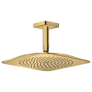 Hoofddouche 270/270 1 straalsoort EcoSmart+ met plafondaansluiting polished gold optic AXOR Citterio-C