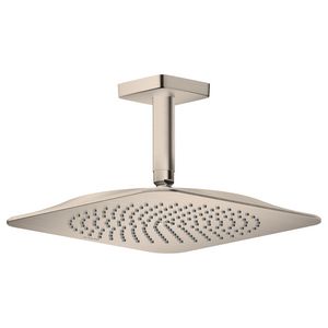 Hoofddouche 270/270 1 straalsoort EcoSmart+ met plafondaansluiting brushed nickel AXOR Citterio-C