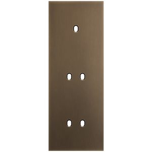 3-voudige afdekplaat Verticaal 71mm centerafstand voor een enkelv