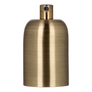 Lamphouder Alu E27 brons antiek