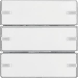 Drukknop opzetmodule 3-v tekstv. berker Q.1/Q.3/Q.7 alulook