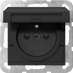 wandcontactdoos aardpen KD + SP System 55 zwart m