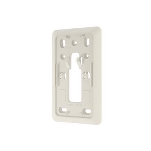AP600 montageplaat 2v 1xwandcontactdoos/1xS wit VVE=10