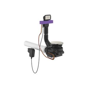 Afvoer-en overloopgarnituur elektrisch-RVS gebor