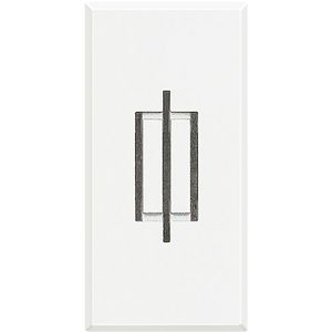 Zekeringhouder 5x20 6.3x32 1 module Axolute White