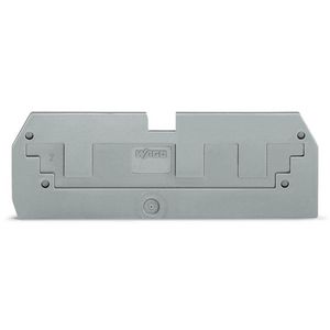 Reduceerafdekplaat 1mm met 3-dr. klemmen 284-358 VVE=25