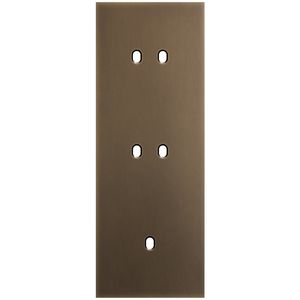 3-voudige afdekplaat Verticaal 71mm centerafstand voor twee tweev
