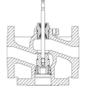 CV306GG DN15 Kvs=0 63 14mm Standaard Flens