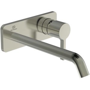 Afbouwdeel Joy wandmengkraan 5l/min. uitloop 22cm silver storm (rvs look)