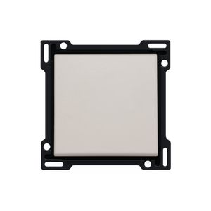 Afwerkingsset enkelv. schakelaar/drukknop light grey