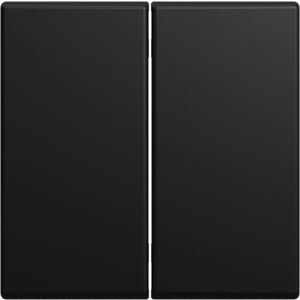 Bedieningswip dubbel balance SI matzwart voor Friends of Hue smart switch insert 6716 U-500 (6736 FoH-915)