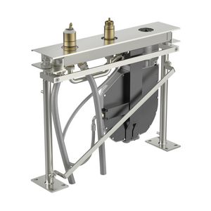 HANSACOMPACT 3-gats inbouwdeel badrandsysteem met vloersteun