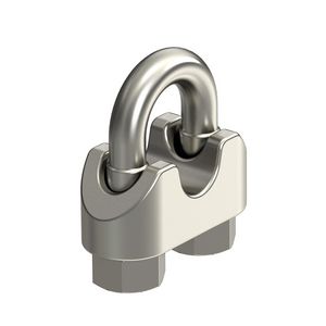 Staaldraadklem 10mm rvs A4 1.4401 VVE=10