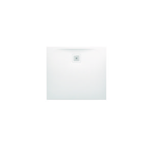 Douchevloer 900x800mm wit Marbond composiet afvoer aan lange zijde