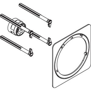 Adapter voor verlengelement vierkant 5mm
