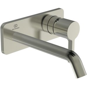 Afbouwdeel Joy wandmengkraan 5l/min. uitloop 18cm silver storm (rvs look)