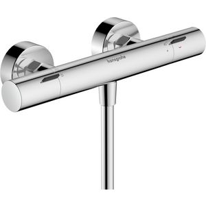 Douchethermostaat chroom Ecostat Fine chroom hoh 150mm incl. s-koppelingen