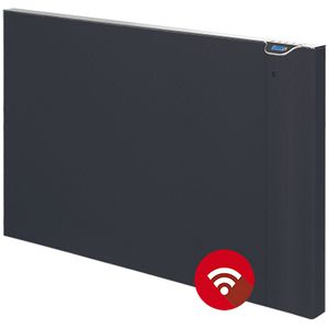 Elek. paneelradiator E-Comfort Klima Wifi 504x1240mm 2000W RAL7024 mat antraciet grijs
