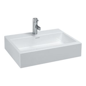 Living City meubelwastafel 600x460x155mm wit m.kraang./overl