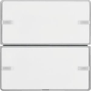 Drukknop opzetmodule 2-v tekstv. berker Q.1/Q.3/Q.7 alulook