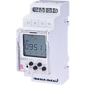 Tijdklok week 1x16A 12-240VAC/DC +Z/W