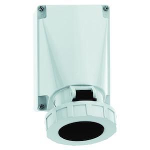 Wandcontactdoos 7h 63A 4P 500V IP67 170x118 Ni