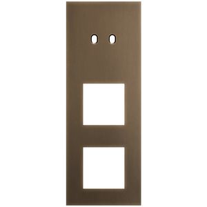 3-voudige afdekplaat Verticaal 71mm centerafstand voor een tweevo