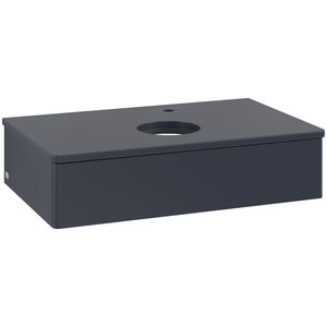 Wastafelonderkast Antao 800x190x500mm Mid.Blue Matt Lacquer K08050HG