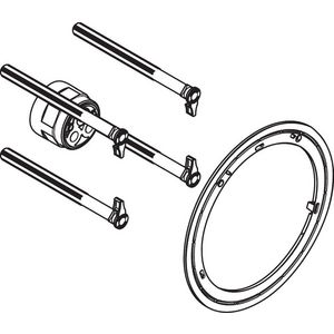 Adapter voor verlengelement rond 5mm