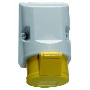 Wandcontactdoos 4h 16A 3P 110V IP44 87x64 QC