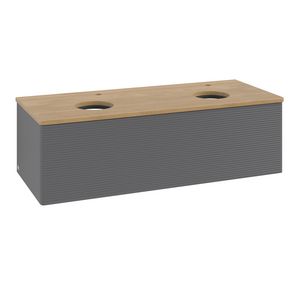 Wastafelonderkast Antao 1200x360x500mm Antr. Matt Lacquer K35151GK