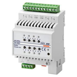 AANDRIJVING ROLLUIKEN-4 KANALEN-6 A-KNX-IP20-4 MODULE -