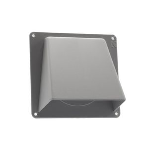 Gevelklep Ø125mm grijs