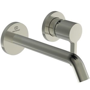 Joy wandmengkraan 5l/min. uitloop 18cm 2 opbouwd. silver storm (rvs look)
